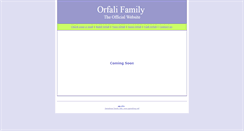 Desktop Screenshot of orfali.info