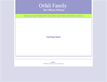 Tablet Screenshot of orfali.info